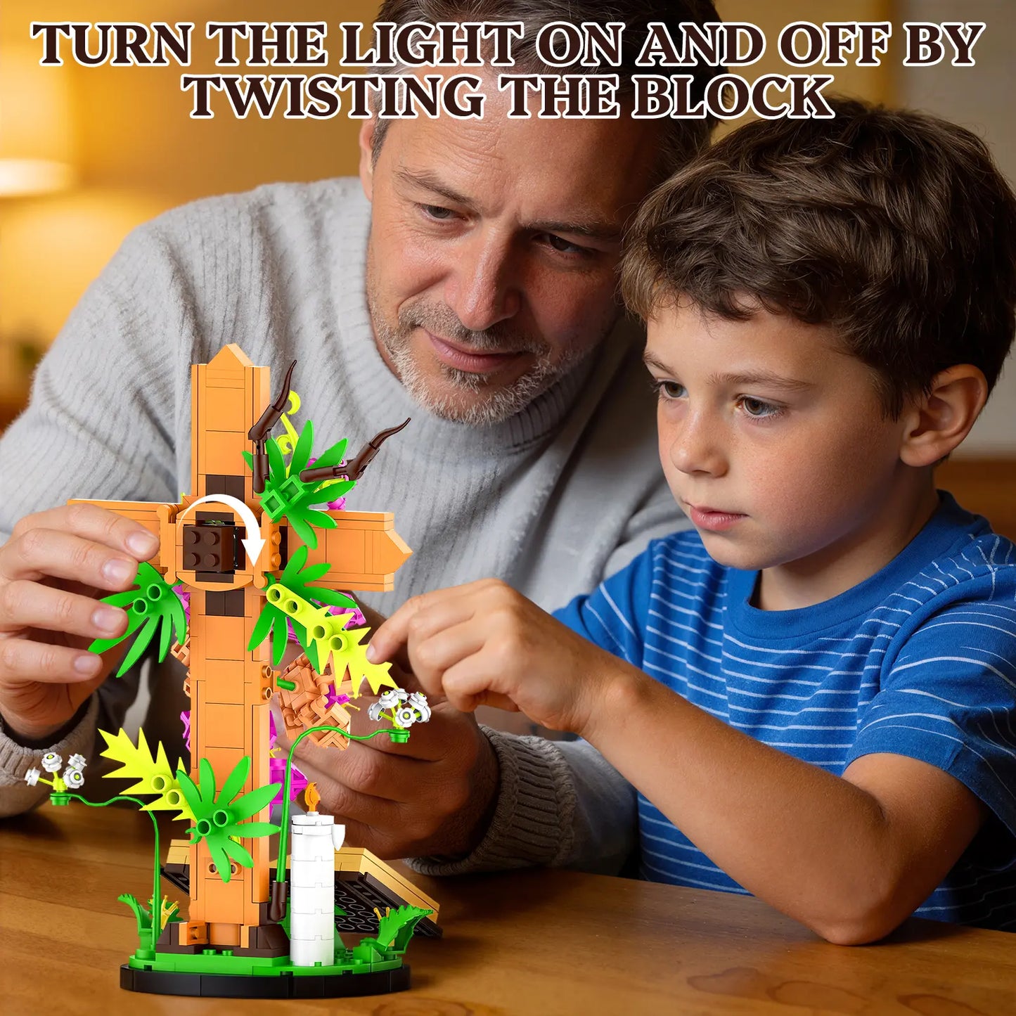 Jeu de briques de construction en croix