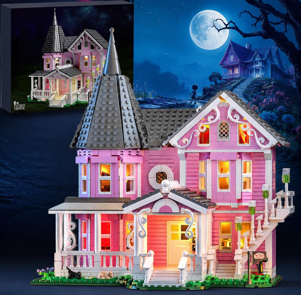 Pink Palace Brick Set