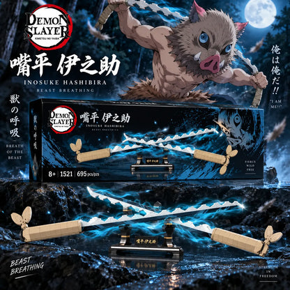 Demon slayer swords building set