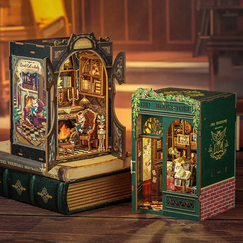 The Bookend Shelf Collection — DIY Miniature Book Nook