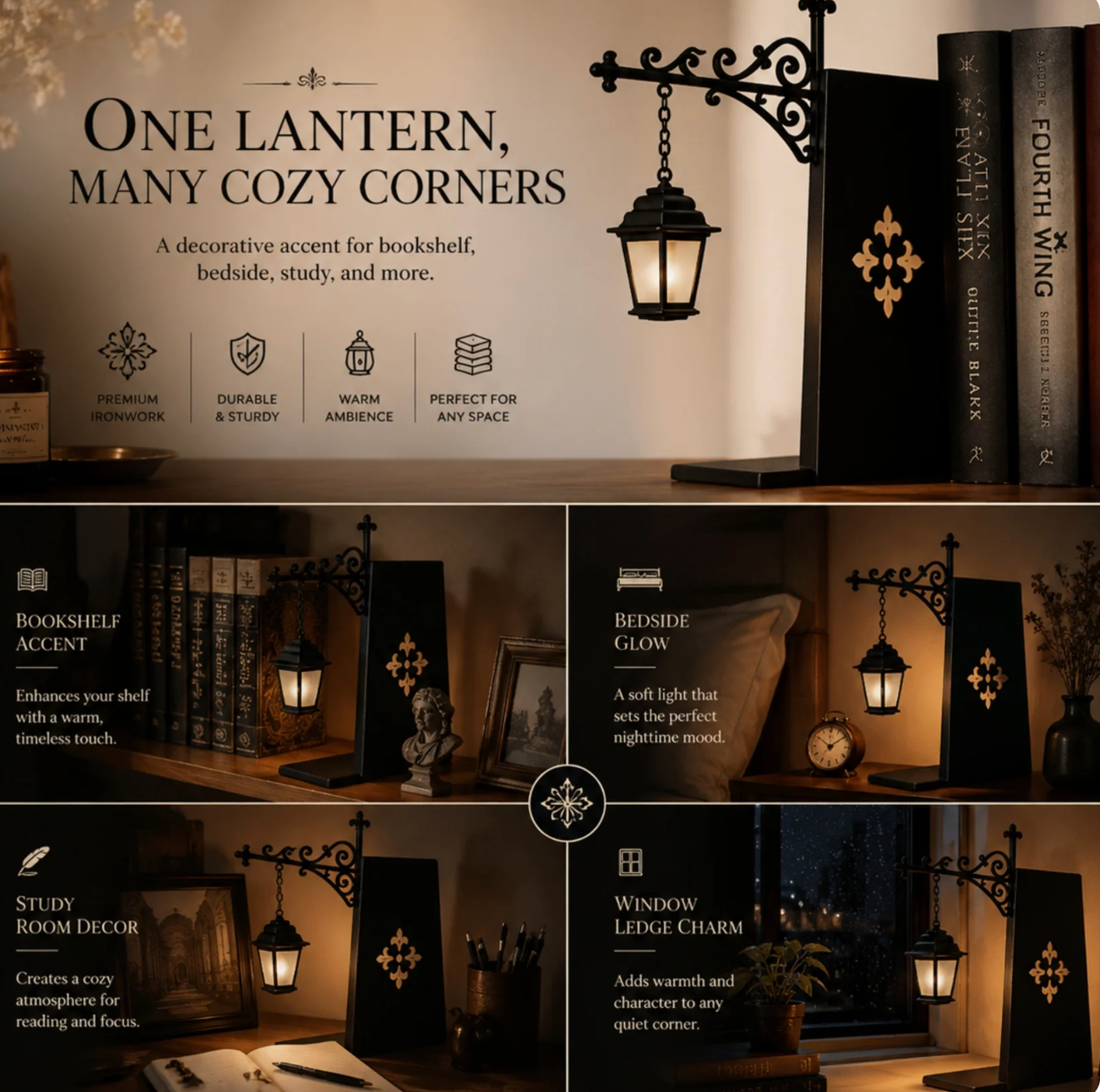Ghost Bookshelf Lamp
