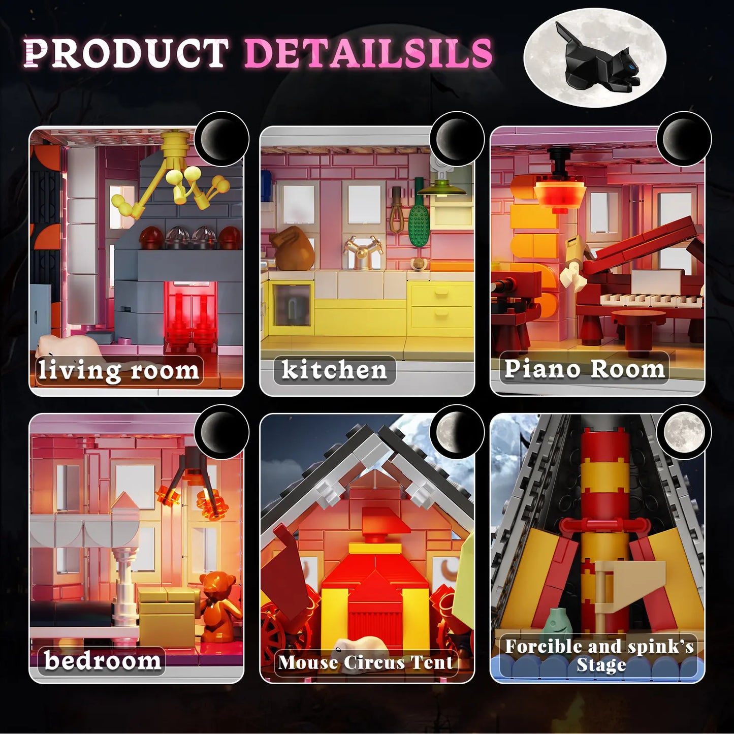 Pink Palace Brick Set